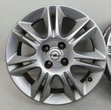 Laden Sie das Bild in den Galerie-Viewer, 4x Alufelge 16 Zoll 6.0" 4x100 37ET Schwarz Opel Meriva Corsa E D Rim Wheel FEL7797532194hl