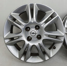 Laden Sie das Bild in den Galerie-Viewer, 4x Alufelge 16 Zoll 6.0" 4x100 37ET Schwarz Opel Meriva Corsa E D Rim Wheel FEL7797532194hl