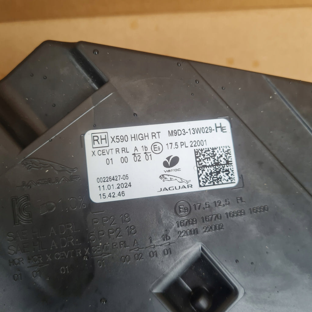 Frontscheinwerfer Jaguar M9D3-13W029-HE LED Rechts Scheinwerfer Headlight SCH1632297810ec