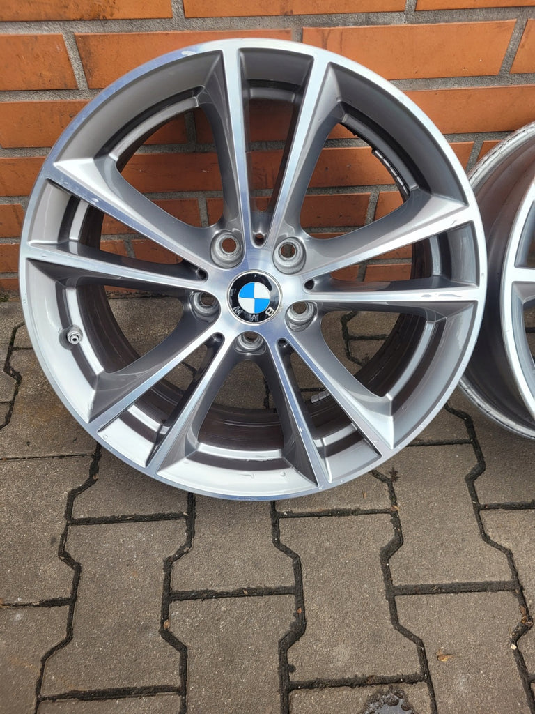 4x Alufelge 17 Zoll 7.5" 5x112 27ET Glanz Schwarz 6863417 BMW Rim Wheel FEL6544047028ho