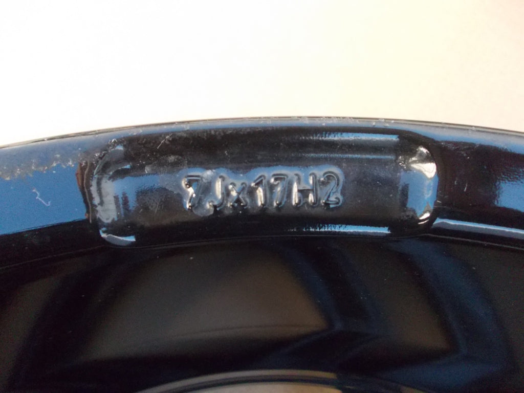 1x Alufelge 17 Zoll 7.0" 5x100 45ET Glanz Schwarz KBA53207 Rim Wheel FEL1236651160pe