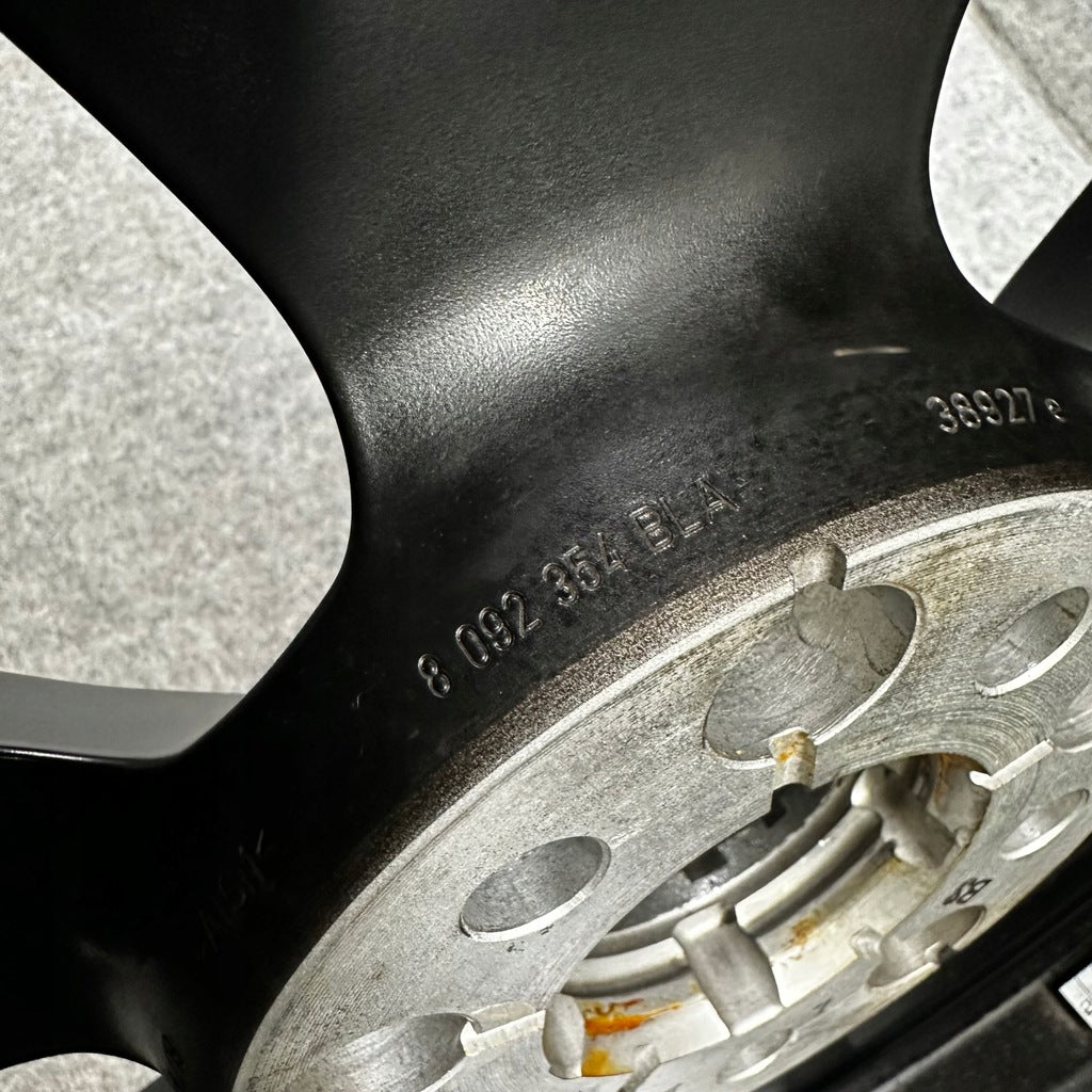 1x Alufelge 18 Zoll 8.0" 5x112 54ET Glanz Schwarz 8092354 BMW 2 F44 1 F40 FEL4553469451ai