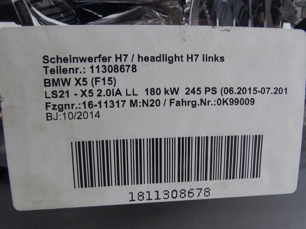Frontscheinwerfer BMW X5 F15 7290047 Links Scheinwerfer Headlight SCH7858469649lt