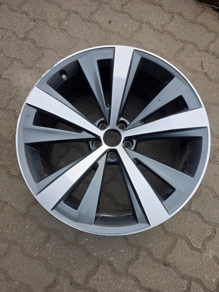 1x Alufelge 21 Zoll 10.0" 5x112 20ET Glanz Grau 4M8601025AA Audi Q8 Mg Rim Wheel FEL6704680443ap