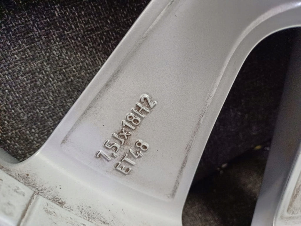 1x Alufelge 18 Zoll 7.5" 5x112 48ET Glanz Silber 5E3601025L Skoda Octavia Iv FEL2364494201jy