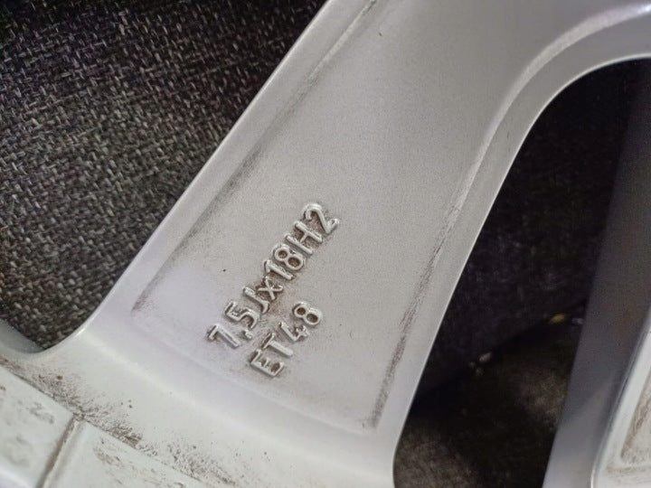 1x Alufelge 18 Zoll 7.5" 5x112 48ET Glanz Silber 5E3601025L Skoda Octavia Iv FEL2364494201jy