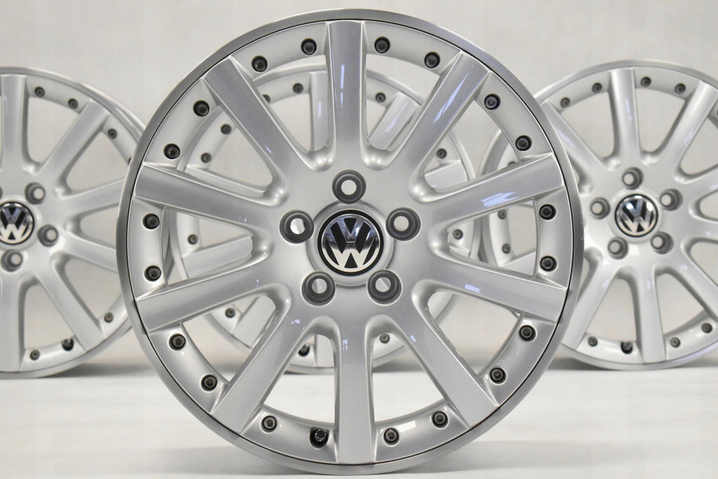 4x Alufelge 17 Zoll 7.0" 5x112 54ET Glanz Silber 1K0601025K VW Sharan Golf FEL3817020926rh