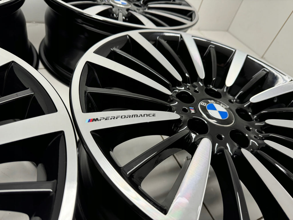 4x Alufelge 18 Zoll 8.0" 5x120 34ET Glanz Silber BMW F30 E90 Rim Wheel FEL2195966726mp