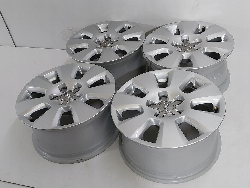 4x Alufelge 16 Zoll 7.5" 5x112 37ET Glanz Silber 4G0601025 Audi Rim Wheel