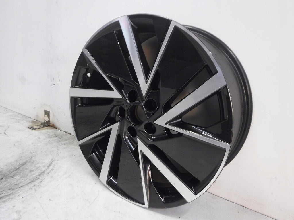 1x Alufelge 18 Zoll 7.0" 5x100 39ET Glanz Schwarz 658601025 Skoda Scala Kamiq FEL5791910111lv