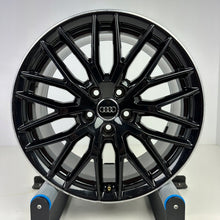 Load image into Gallery viewer, 1x Alufelge 18 Zoll 8.0" 5x112 40ET Glanz Schwarz 8W0601025DD Audi B9 Rim Wheel FEL1375072223zb