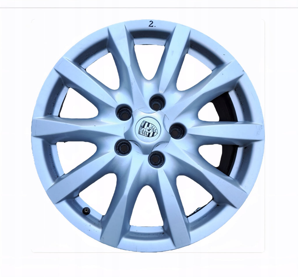 1x Alufelge 18 Zoll 8.0" 5x130 53ET Glanz Silber 7P5601025 Porsche Cayenne FEL4553343106vm
