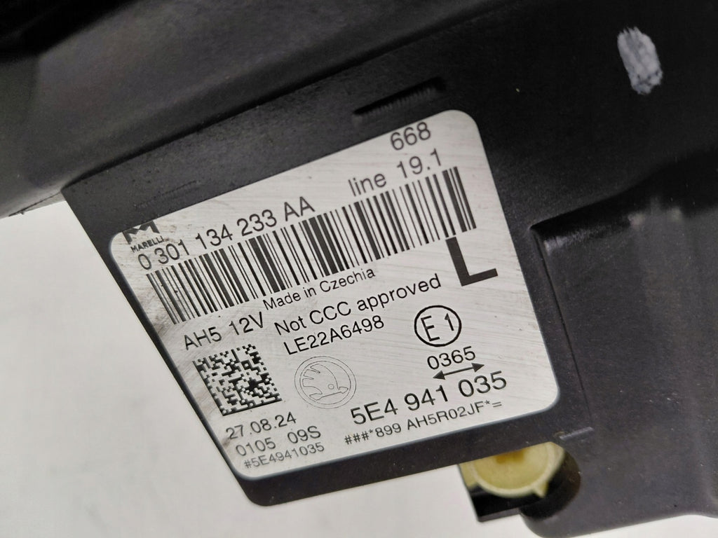 Frontscheinwerfer Skoda Octavia IV 5E4941035 Full LED Links Headlight SCH9522706204ca