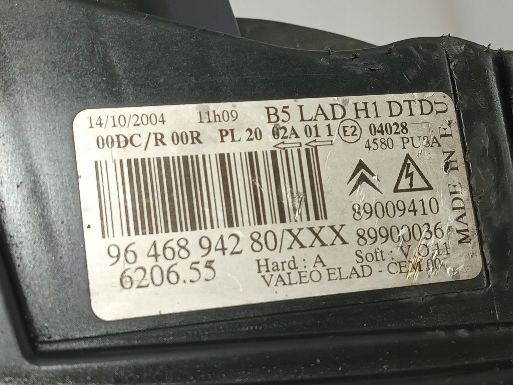 Frontscheinwerfer Citroën C4 9646894280 Xenon Rechts Scheinwerfer Headlight