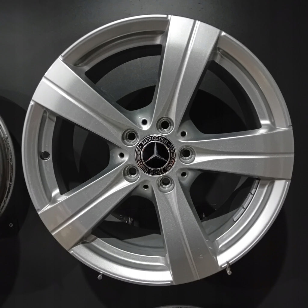 4x Alufelge 17 Zoll 7.0" 5x112 44 5ET Silber Mercedes-Benz W206 Rim Wheel FEL5544292051jx
