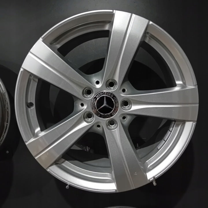 4x Alufelge 17 Zoll 7.0" 5x112 44 5ET Silber Mercedes-Benz W206 Rim Wheel FEL5544292051jx