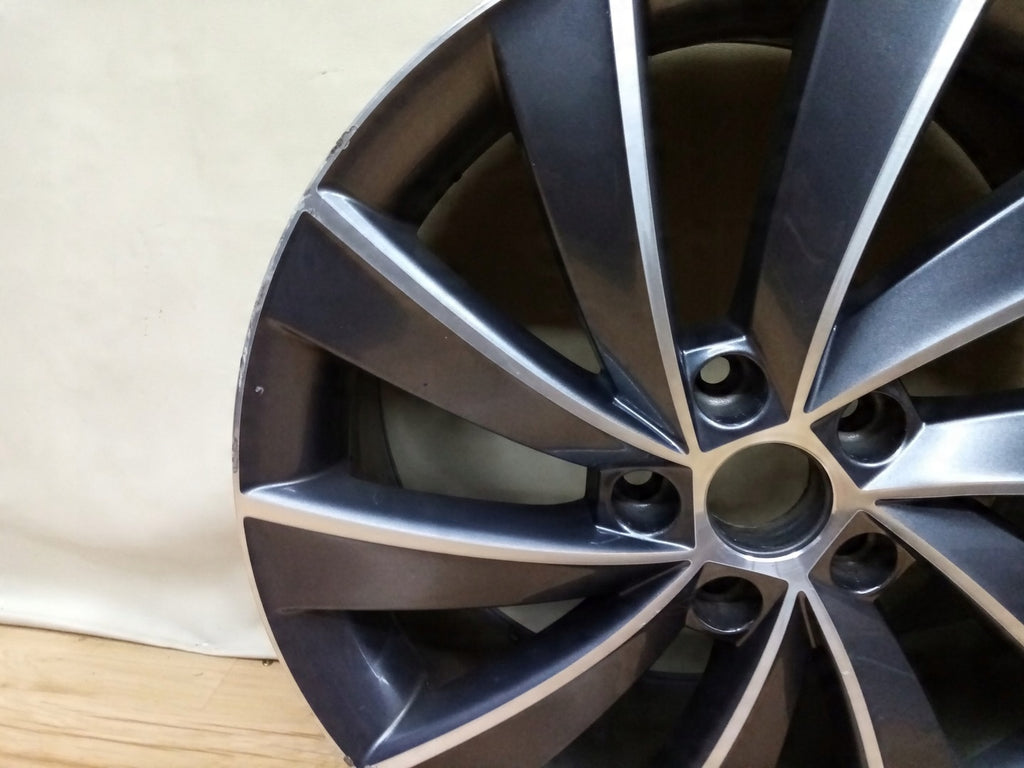 1x Alufelge 18 Zoll 7.5" 5x112 51ET Glanz 5E0601025000 Skoda Rim Wheel