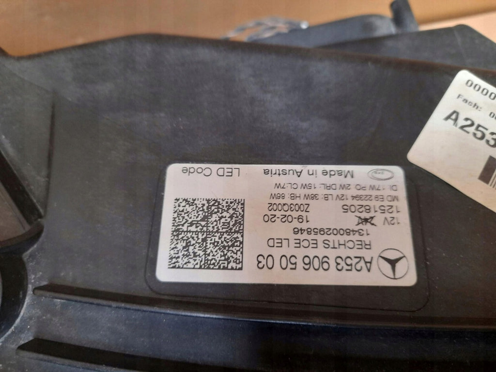 Frontscheinwerfer Mercedes-Benz Glc C253 X253 A2539065003 Rechts Headlight SCH7539861194nh