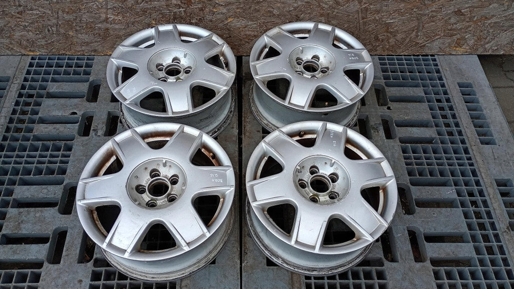 4x Alufelge 16 Zoll 6.5" 5x112 1J0601025H VW I Rim Wheel FEL6272928320ct