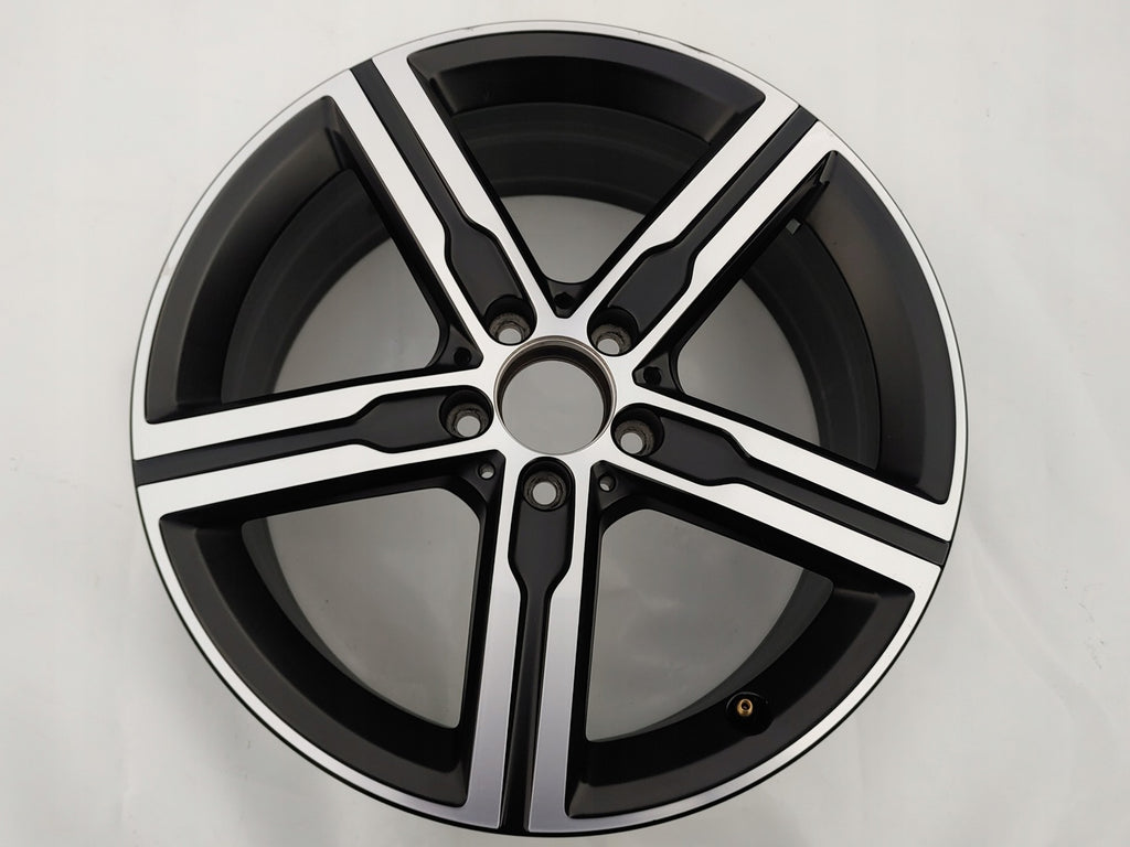 1x Alufelge 18 Zoll 7.5" 5x112 49ET Matt Schwarz A1774013200 Mercedes-Benz Cla