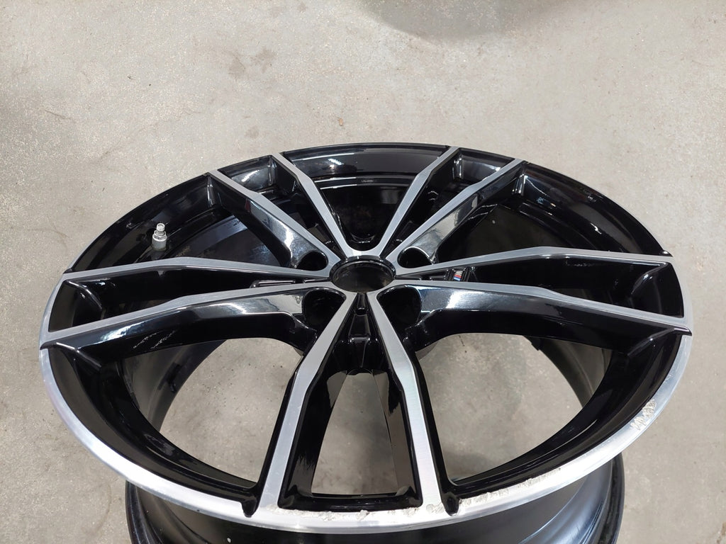 1x Alufelge 19 Zoll 8.0" 5x112 27ET Glanz Schwarz 8090094 BMW G21 Rim Wheel FEL5836445408ba