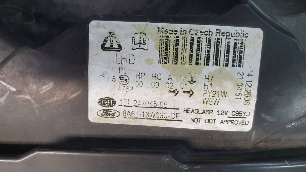 Frontscheinwerfer Ford Fiesta 8A61-13W030-CE Links Scheinwerfer Headlight SCH3210050748eo