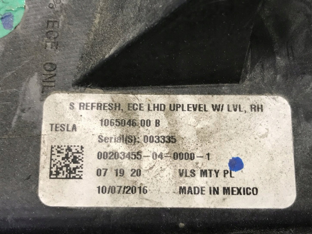 Frontscheinwerfer Tesla S 106504600B Rechts Scheinwerfer Headlight