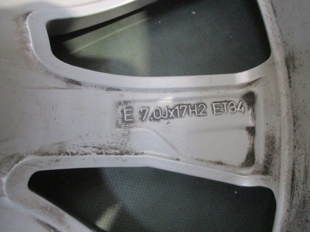 4x Alufelge 17 Zoll 7.0" 5x112 34ET Glanz Silber 80A601025 Audi Rim Wheel FEL6647091579cg