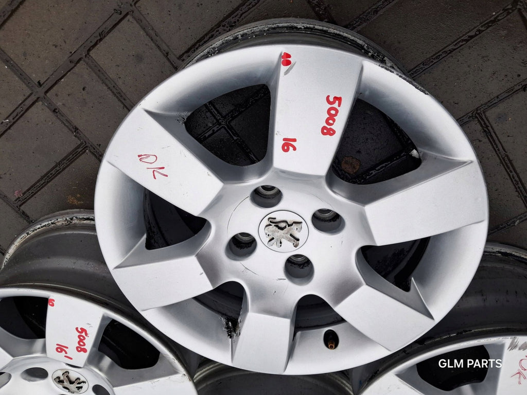 4x Alufelge 16 Zoll 7.0" 4x108 29ET Glanz Silber 9685783880 Peugeot 5008 FEL2864005192vd