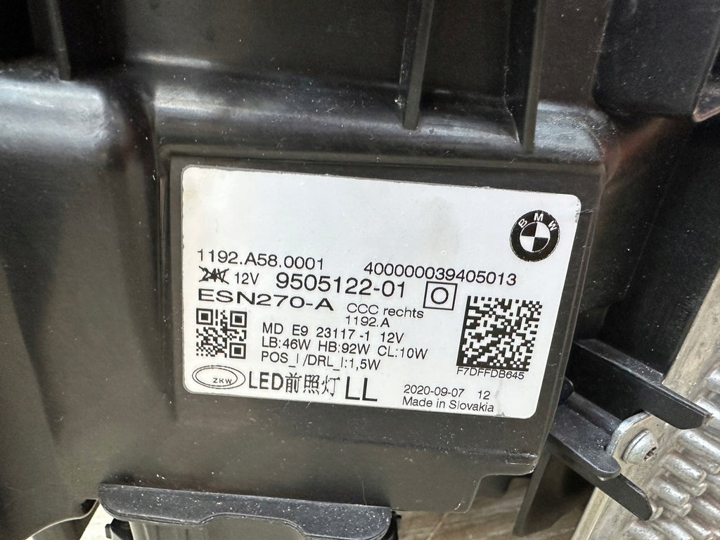Frontscheinwerfer BMW G81 G82 G80 G83 9505122 Laser Rechts Headlight SCH6012844005ij