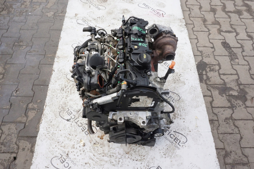 Motor Peugeot 508 I 10JBEG 1.6 EHDI 87TKm Diesel Engine Komplett