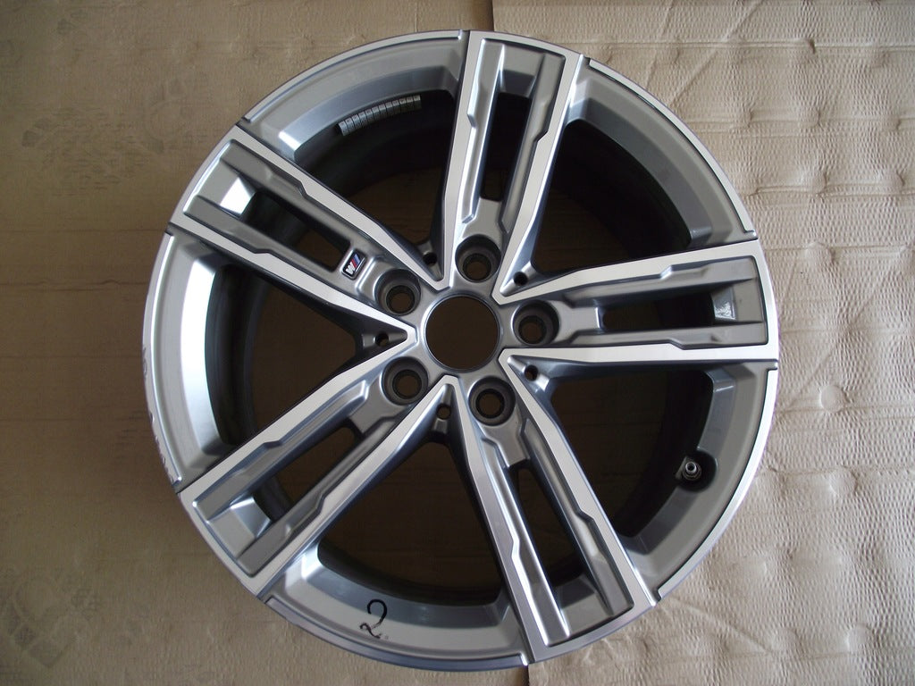 1x Alufelge 17 Zoll 7.5" 5x112 54ET Glanz 8053523 BMW F44 1 F40 Mg Rim Wheel FEL1515279059rv
