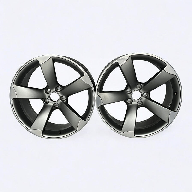 1x Alufelge 19 Zoll 9.0" 5x112 33ET Glanz Silber 8T0601025CD Audi A5 Rim Wheel