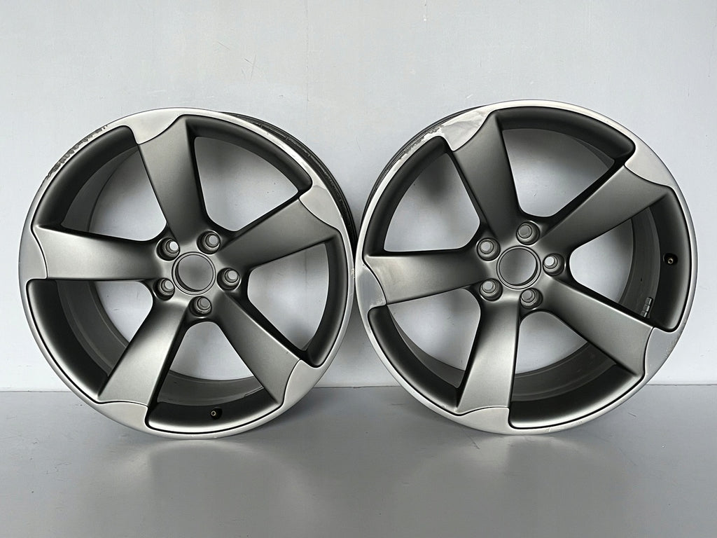 1x Alufelge 19 Zoll 9.0" 5x112 33ET Glanz Silber 8T0601025CD Audi A5 Rim Wheel