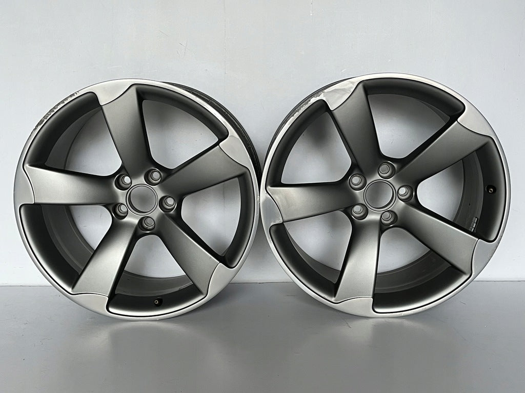 1x Alufelge 19 Zoll 9.0" 5x112 33ET Glanz Silber 8T0601025CD Audi A5 Rim Wheel FEL5217486856wg
