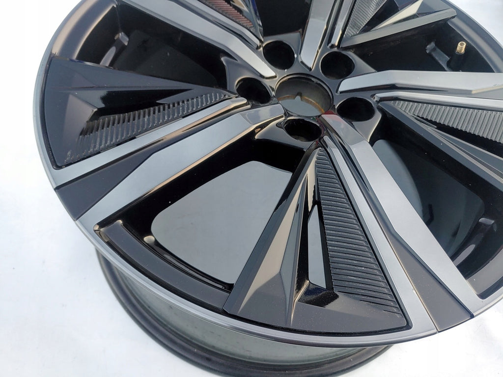 1x Alufelge 18 Zoll 8.0" 5x108 48ET Glanz Schwarz 9835058180 Peugeot 308 Iii