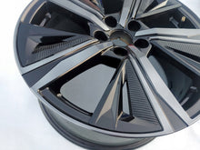 Laden Sie das Bild in den Galerie-Viewer, 1x Alufelge 18 Zoll 8.0&quot; 5x108 48ET Glanz Schwarz 9835058180 Peugeot 308 Iii