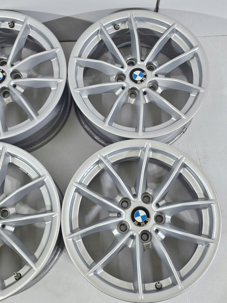 4x Alufelge 16 Zoll 6.5" 5x112 22ET Glanz Silber 6876921 BMW Rim Wheel FEL5155842191ic