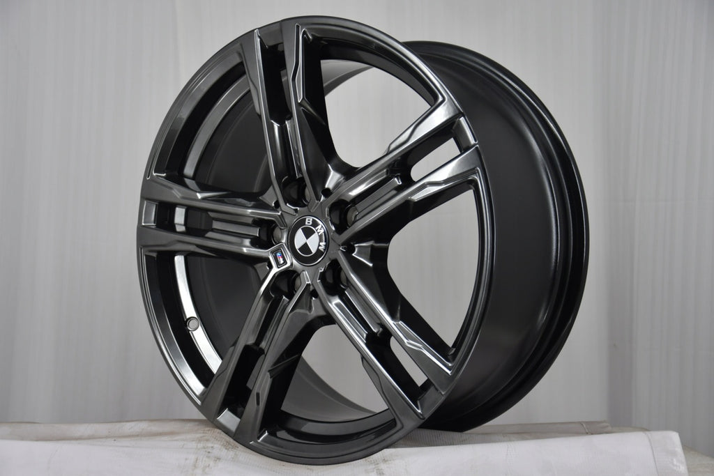 4x Alufelge 18 Zoll 8.0" 5x112 57ET Glanz Graphit 8092352 BMW F40 Mg Rim Wheel FEL4962621639uv