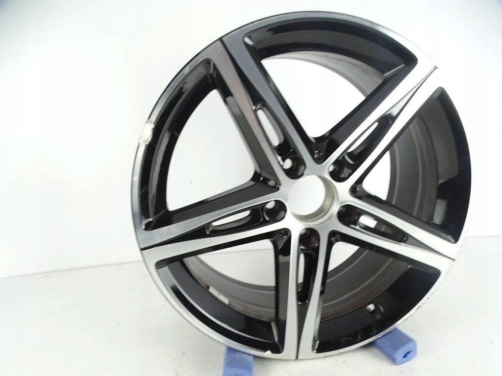 1x Alufelge 18 Zoll 7.5" 5x112 49ET Glanz Schwarz A1774010700 Mercedes-Benz