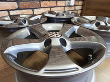 Load image into Gallery viewer, 4x Alufelge 16 Zoll 6.5" 5x112 42ET Glanz Grau VW Scirocco Passat Rim Wheel FEL6965301818tz