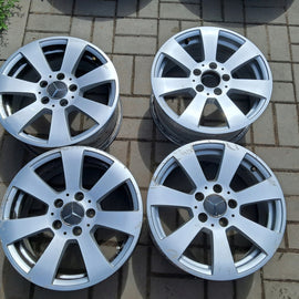 4x Alufelge 17 Zoll 5x112 Mercedes-Benz W204 Rim Wheel FEL7111630060yi