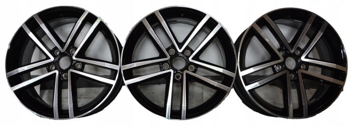 3x Alufelge 17 Zoll 7.0" 5x112 43ET Glanz Schwarz 5GD601025F VW Passat Golf FEL2860039525zf