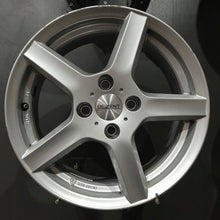 Laden Sie das Bild in den Galerie-Viewer, 4x Alufelge 16 Zoll 6.5" 4x108 38ET Silber KBA52972 F601098 Citroën I Corsa F FEL6293695823vb