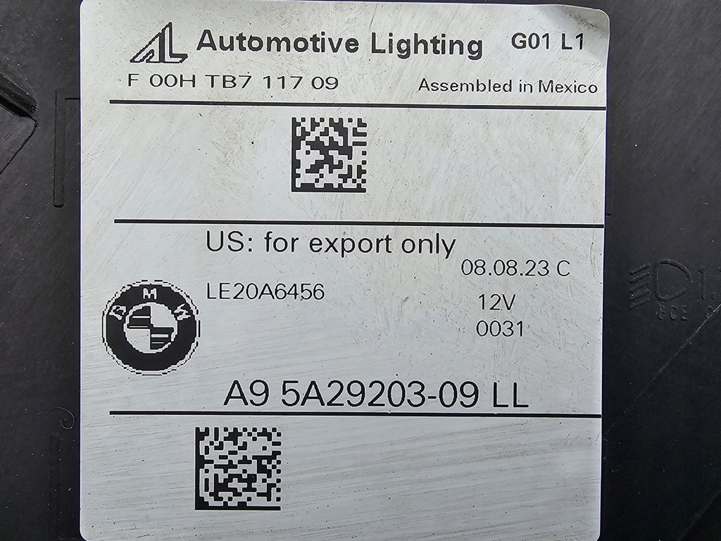 Frontscheinwerfer BMW X3 G01 G02 5A29203-09LL Full LED Links Headlight SCH2057901830gw