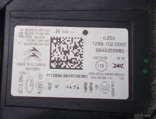 Frontscheinwerfer Citroën C5 Aircross 9845355980 Full LED Rechts Headlight