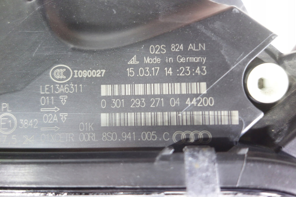 Frontscheinwerfer Audi Tt 8S0941005C Xenon Ein Stück (Rechts oder Links)