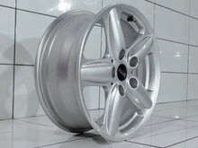 Laden Sie das Bild in den Galerie-Viewer, 1x Alufelge 16 Zoll 6.5" 5x120 46ET Silber 9803720 Mini R60 Rim Wheel FEL7355553576lg