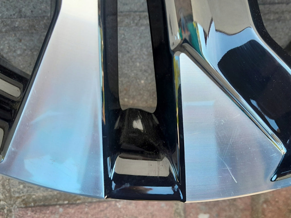 1x Alufelge 17 Zoll 6.5" 4x108 32ET Glanz Schwarz 9828186080 Peugeot 2008 FEL5090563208qy