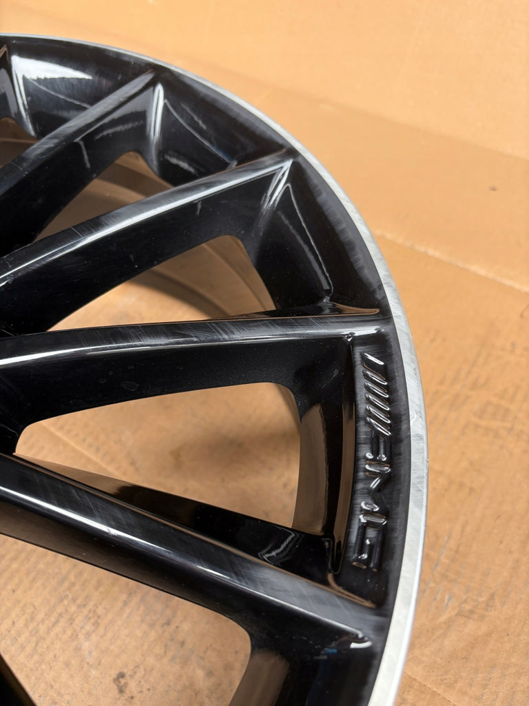 1x Alufelge 19 Zoll 7.5" 5x112 49ET Glanz Schwarz A1774011600 Mercedes-Benz Mg FEL9308514832bk